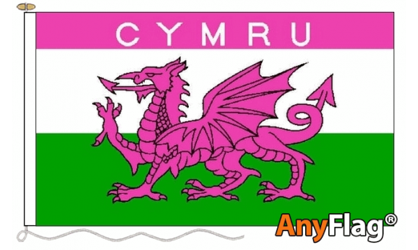 Pink Cymru Custom Printed AnyFlag®